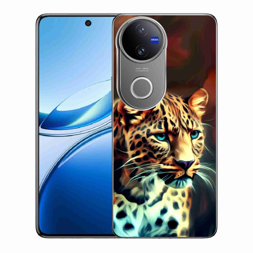 Gelový kryt mmCase na Vivo V50 5G - leopard