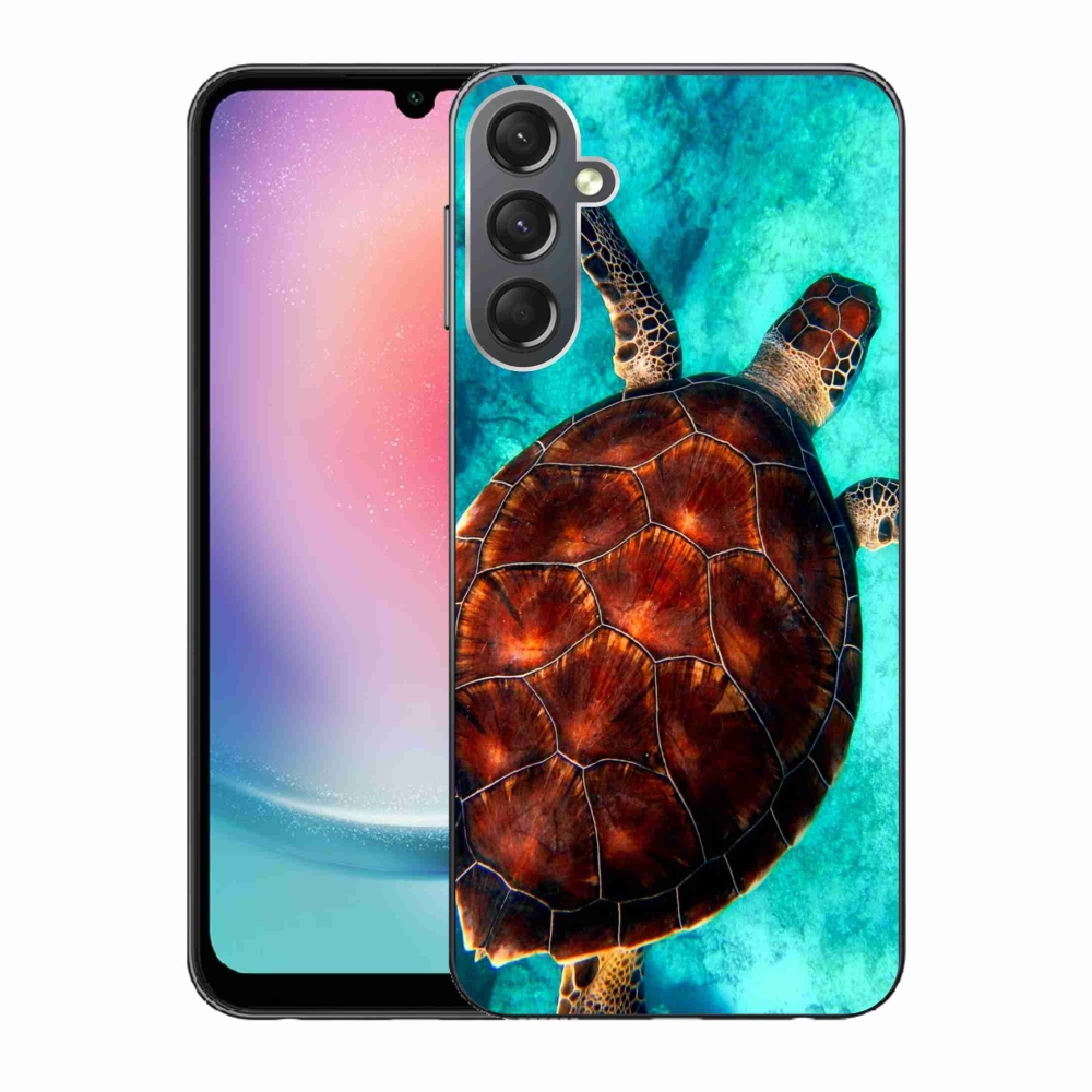 Gelový kryt mmCase na Samsung Galaxy A24 - želva