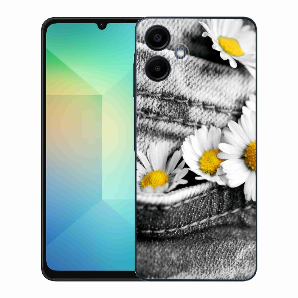 Gelový kryt mmCase na Samsung Galaxy A06 4G - kopretiny