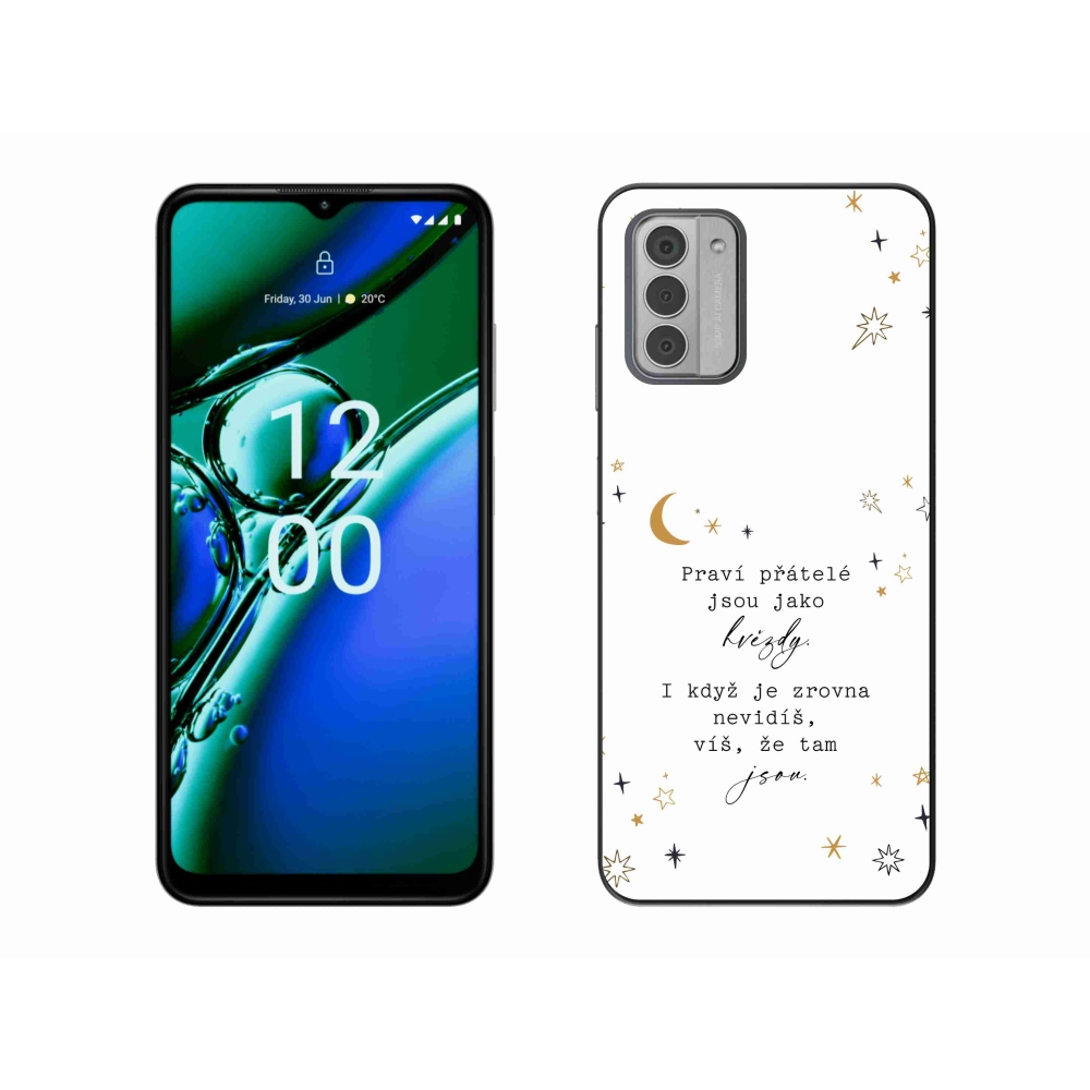 Gelový kryt mmCase na Nokia G42 - citát 6 bílé pozadí
