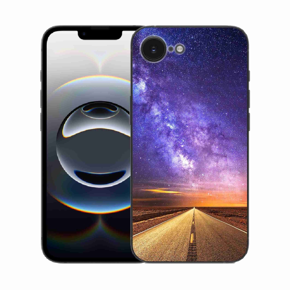 Gelový kryt mmCase na iPhone 16e - americká silnice