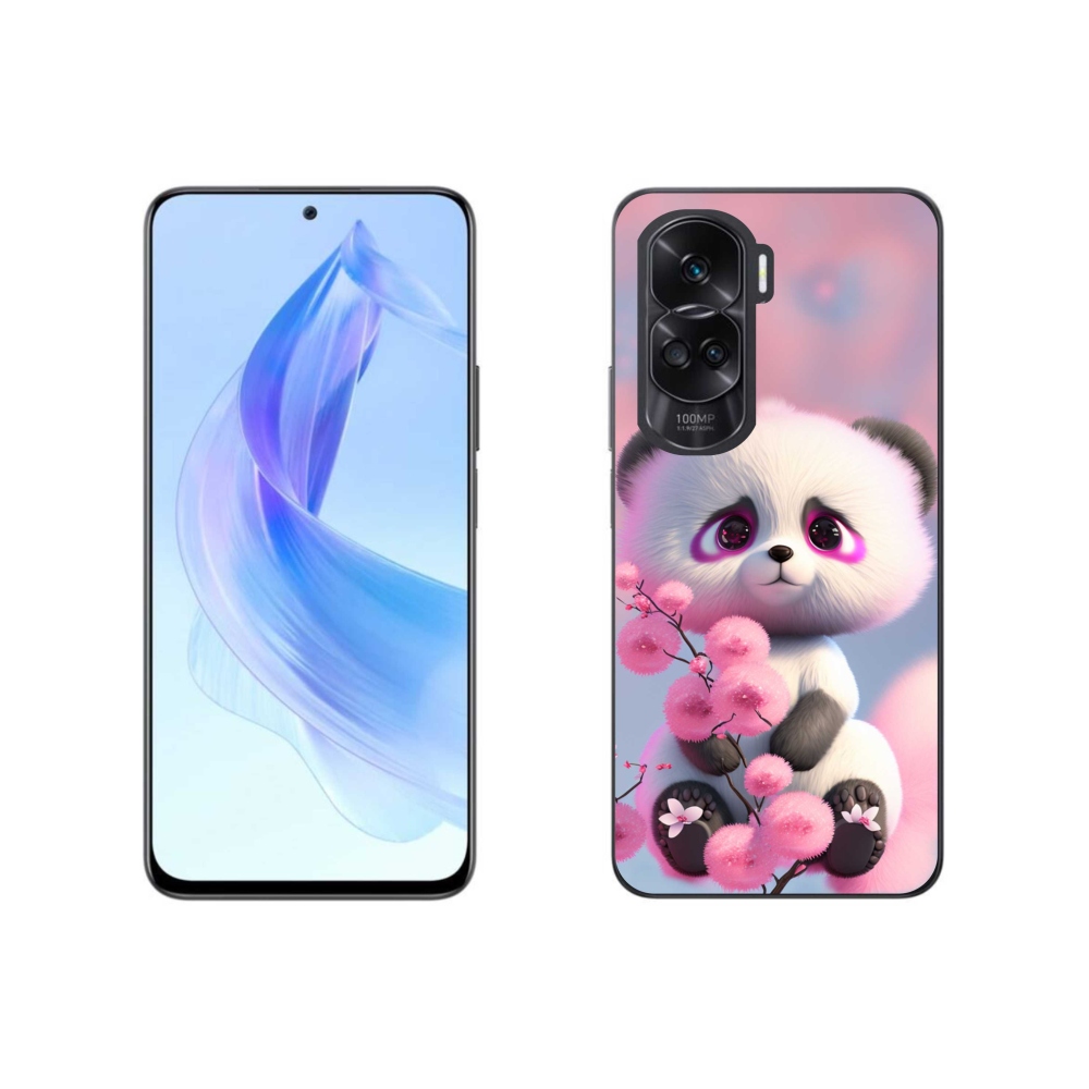 Gelový kryt mmCase na Honor 90 Lite - roztomilá panda 1
