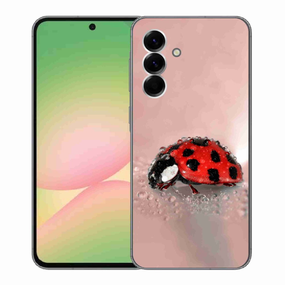 Gelový kryt mmCase na Samsung Galaxy A56 5G - beruška
