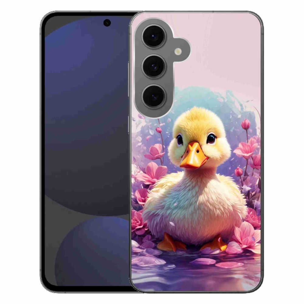 Gelový kryt mmCase na Samsung Galaxy S24 FE - kachnička