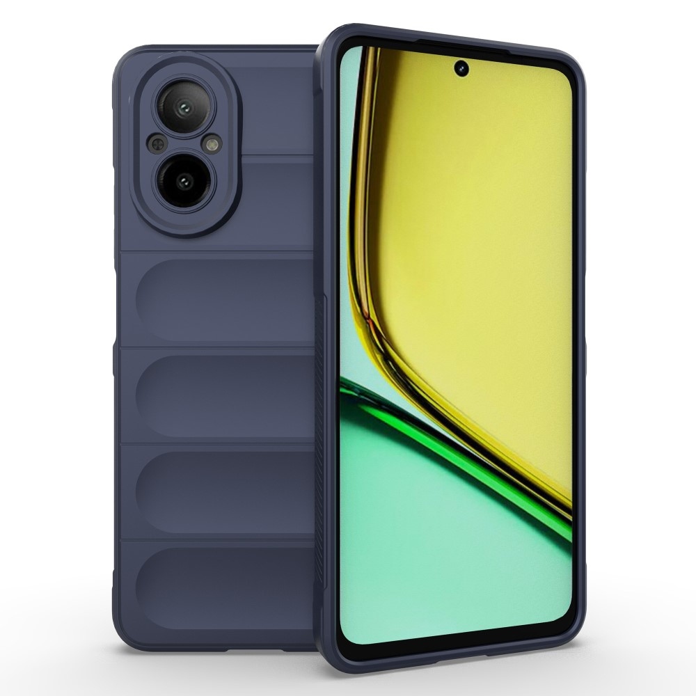 Rugg odolný gelový kryt na mobil Realme C67 - tmavěmodrý