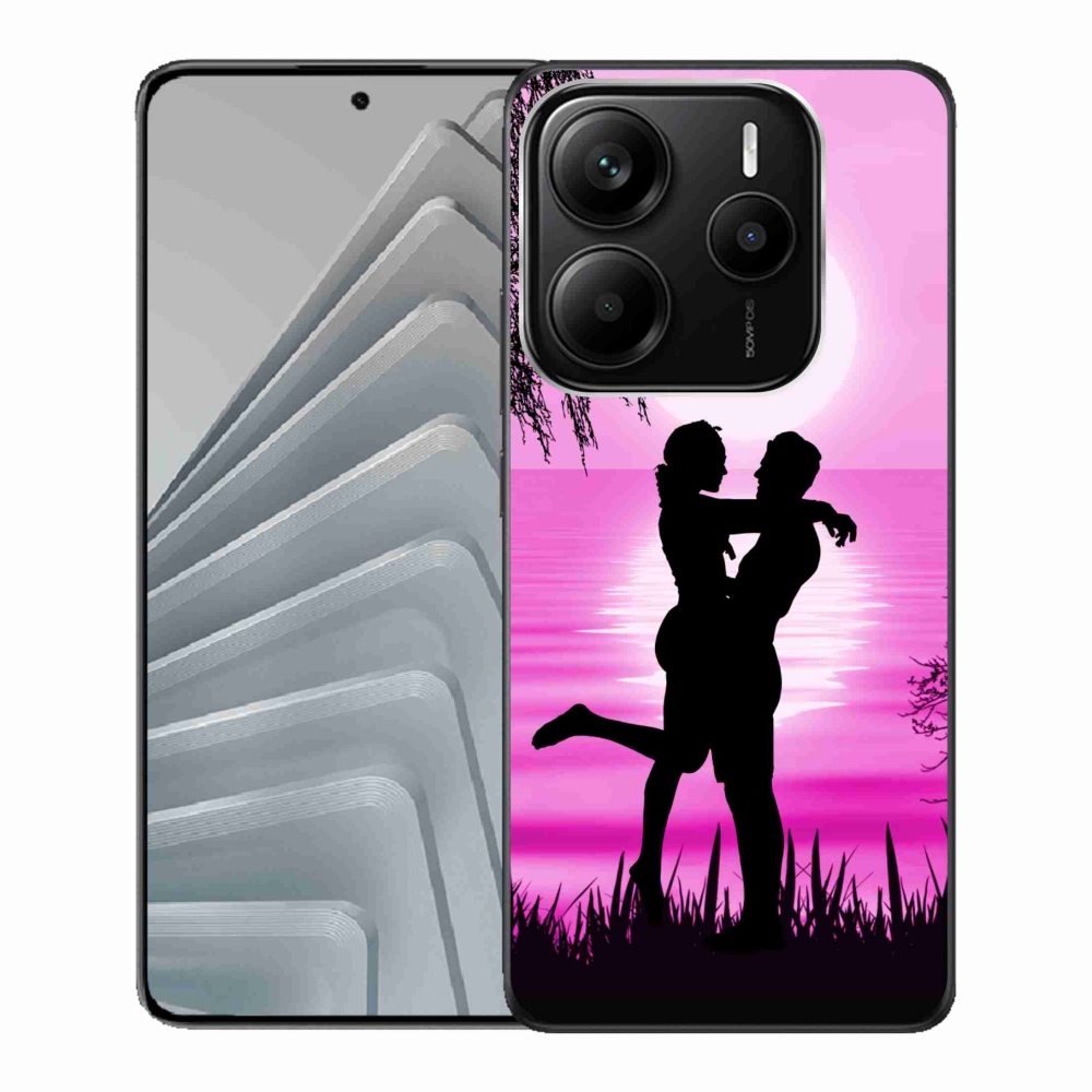 Gelový kryt mmCase na Xiaomi Redmi Note 14 5G - západ slunce