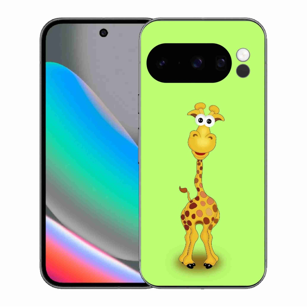 Gelový kryt mmCase na Google Pixel 10 Pro - kreslená žirafa