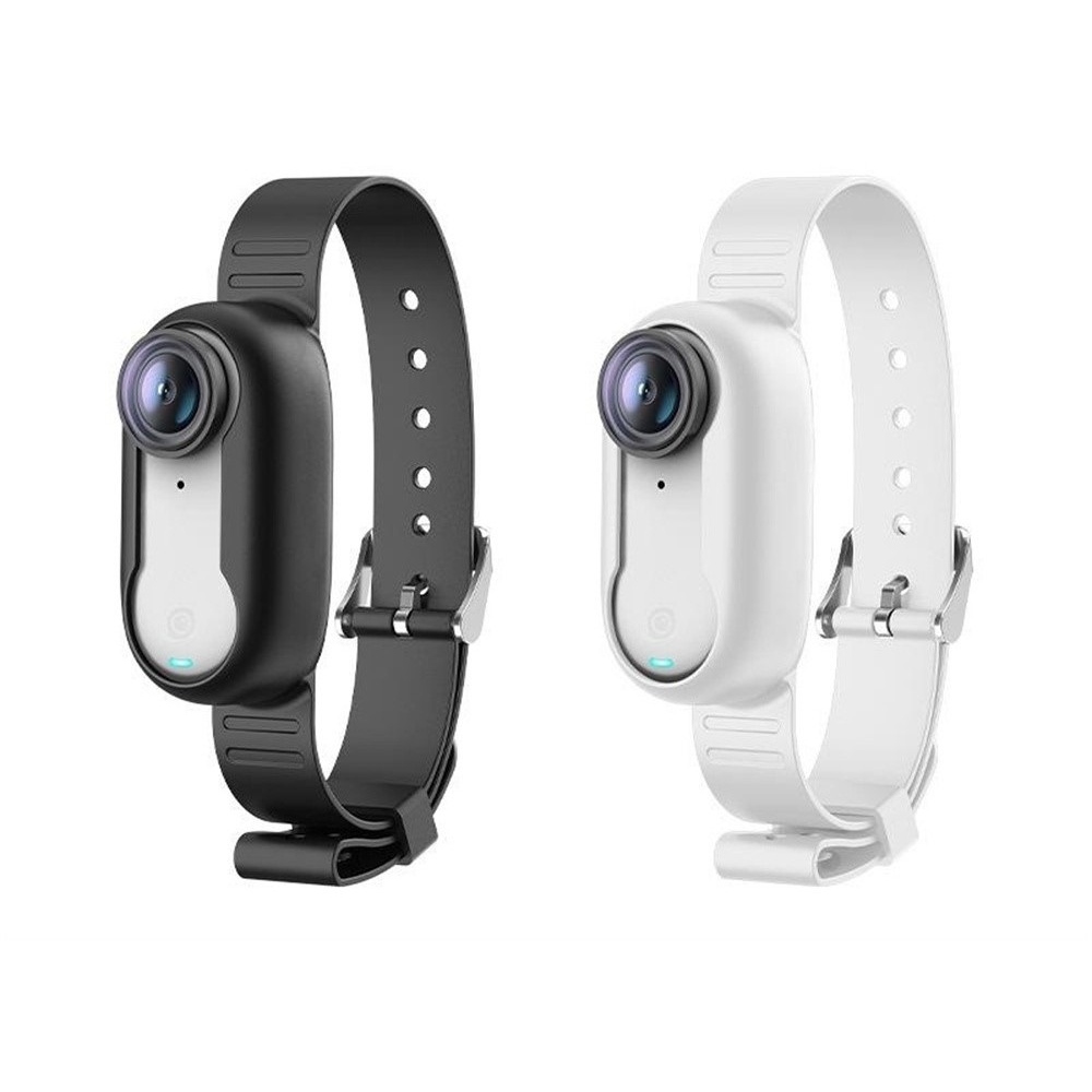 Silikonový ochranný obal s nastavitelným řemínkem pro Insta360 GO 3S - černý
