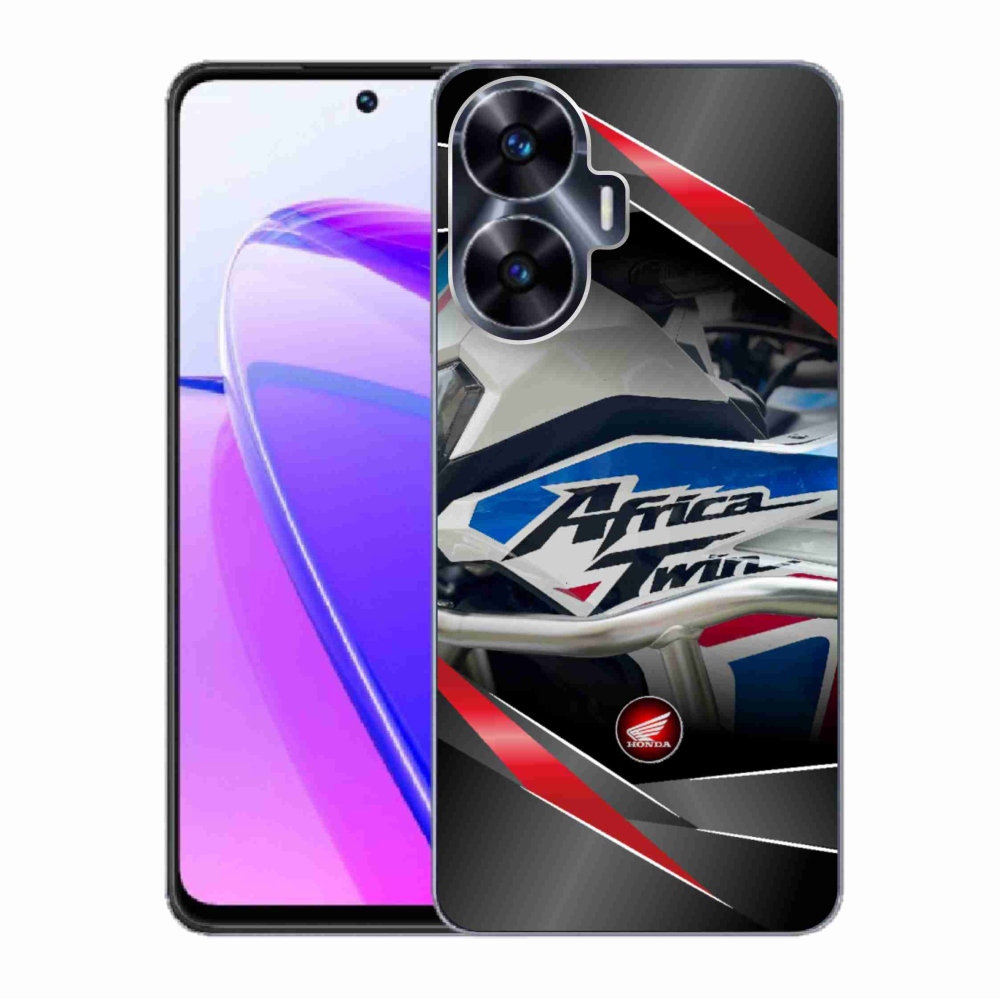 Gelový kryt mmCase na Realme C55 - motorka honda
