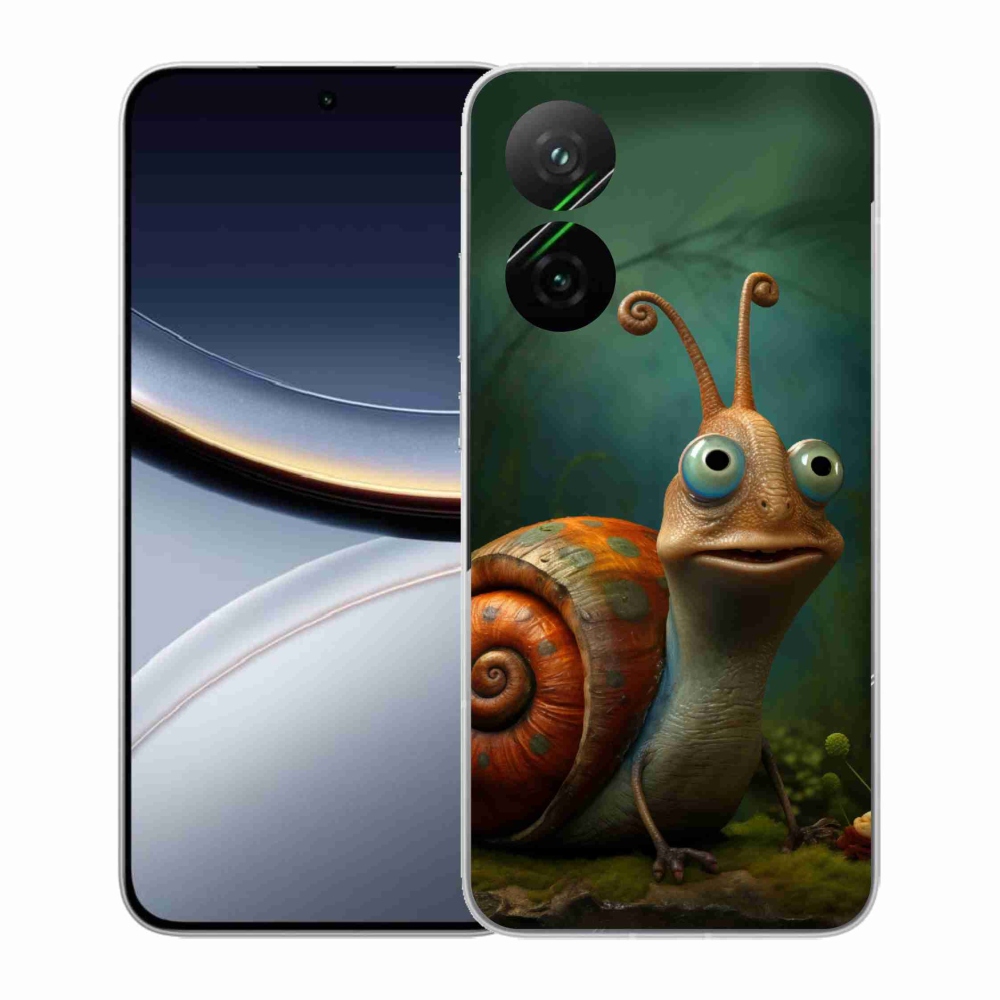 Gelový kryt mmCase na Xiaomi Poco F7 5G - šnek