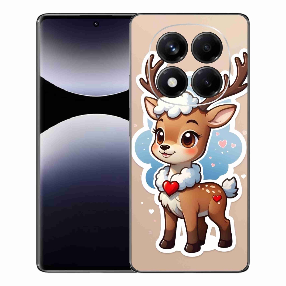 Gelový kryt mmCase na Xiaomi Redmi Note 14 Pro - kreslený sob