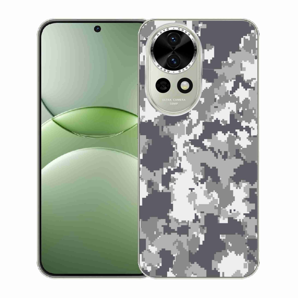 Gelový kryt mmCase na Huawei Nova 13 5G - maskáčový vzor 2
