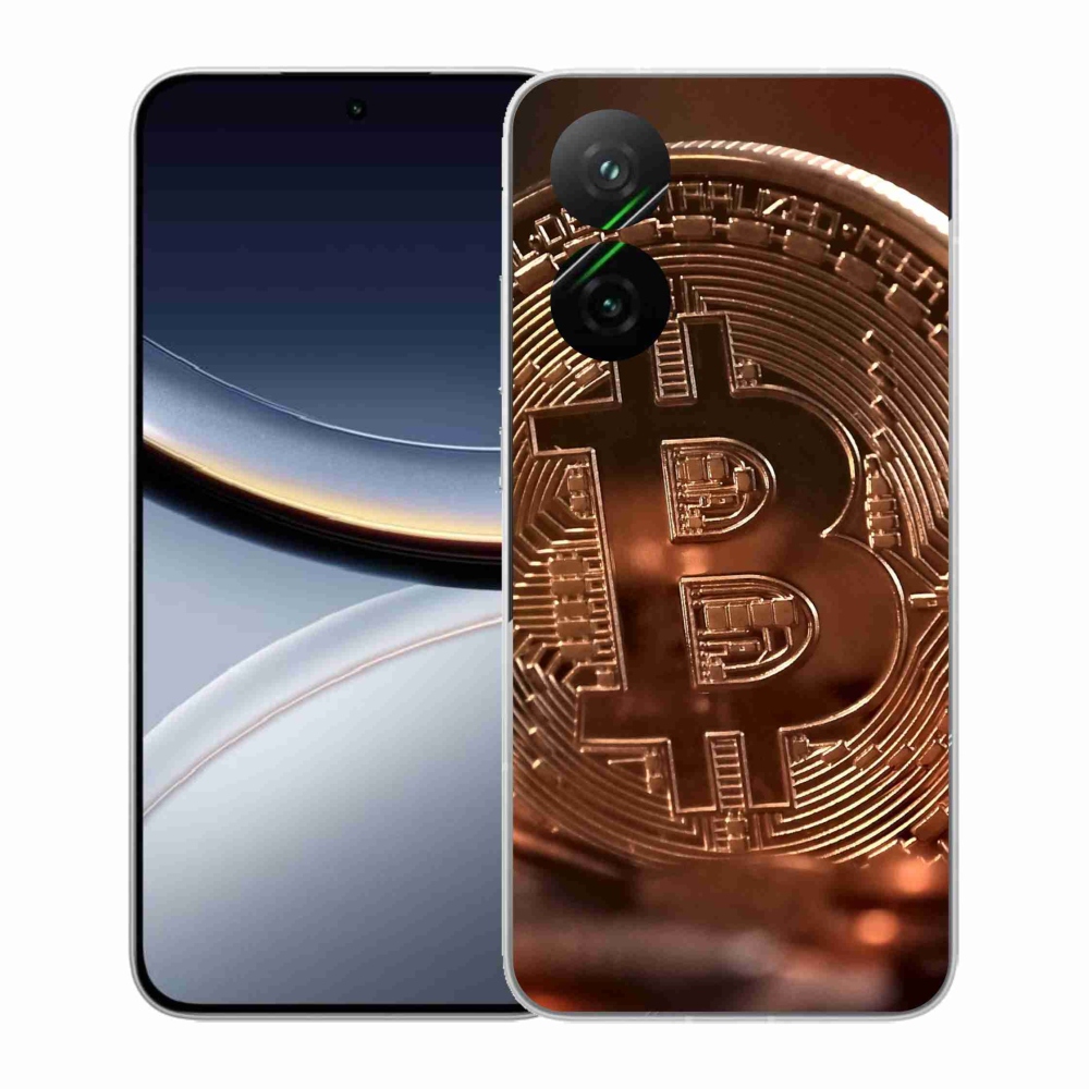 Gelový kryt mmCase na Xiaomi Poco F7 5G - bitcoin