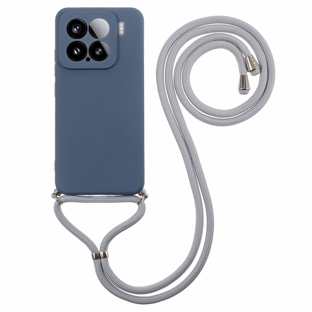 Lining gelový obal se šňůrkou na Xiaomi 15 - šedý