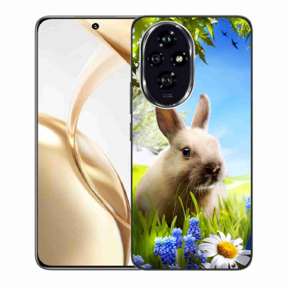 Gelový kryt mmCase na Honor 200 5G - zajíček