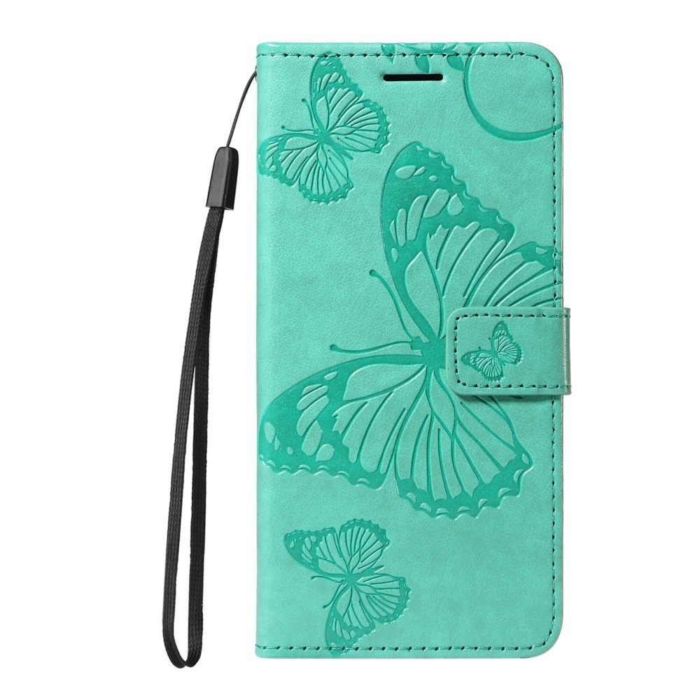 Big Butterfly knížkové pouzdro na Realme C75 - modrozelené