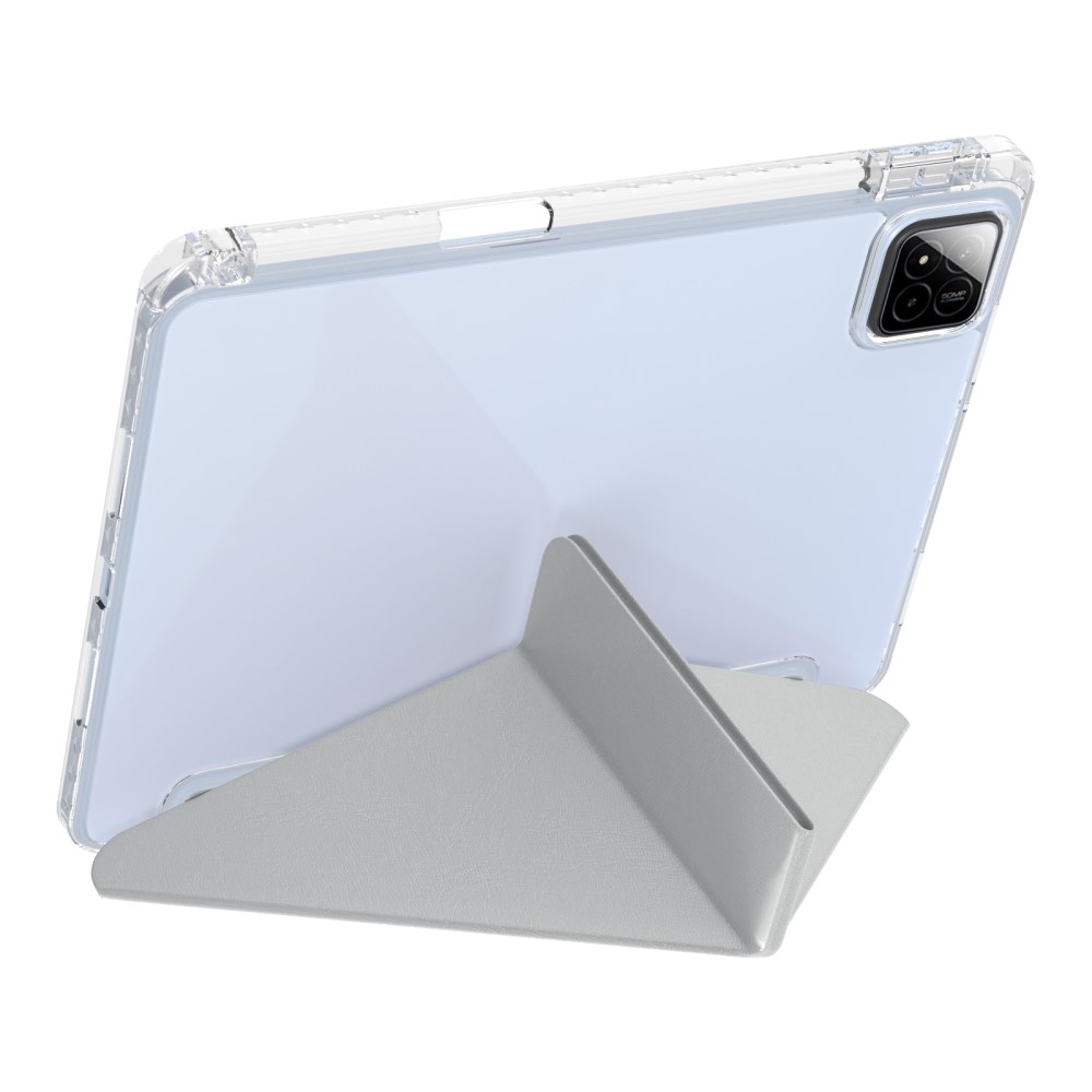 Origami chytré polohovací pouzdro na tablet Xiaomi Pad 7/7 Pro - šedé