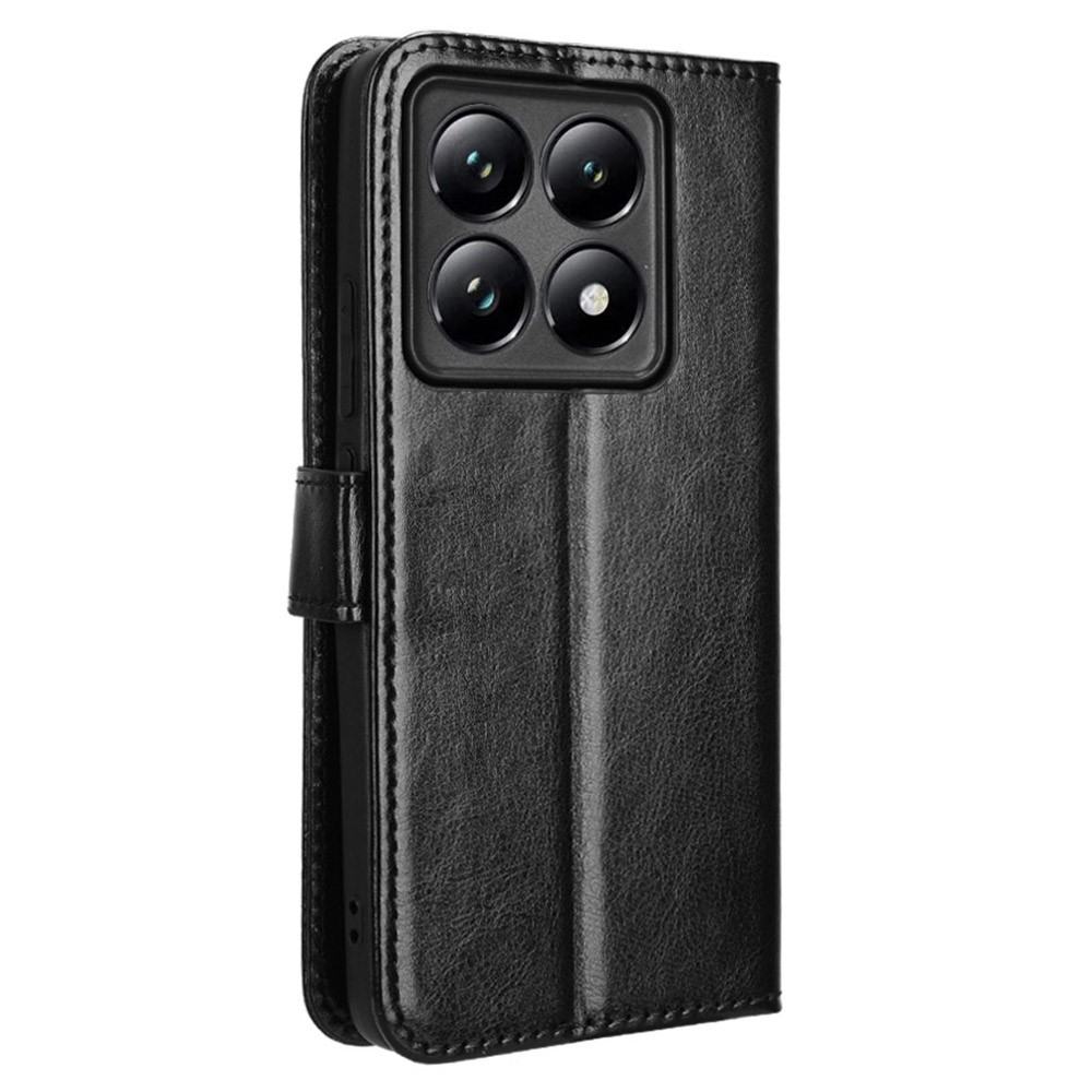 Crazy knížkové pouzdro na Xiaomi 14T - černé