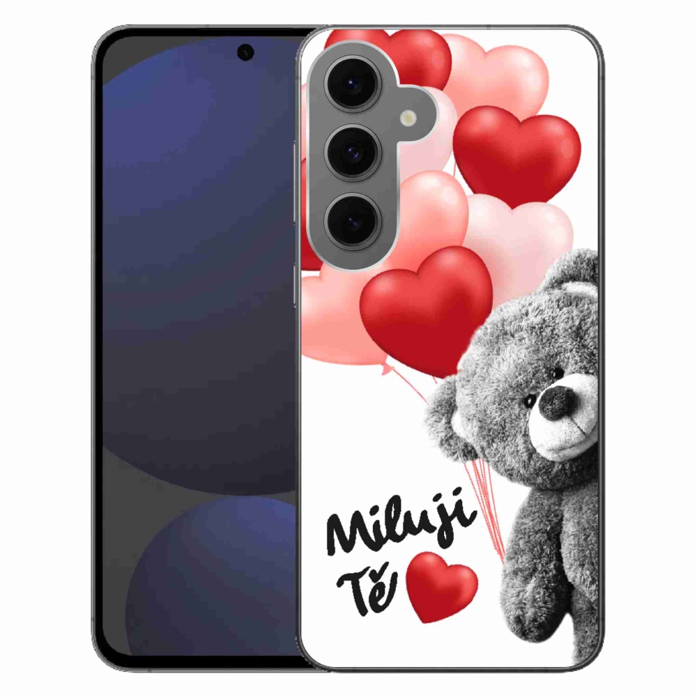 Gelový kryt mmCase na Samsung Galaxy S24 FE - miluji Tě