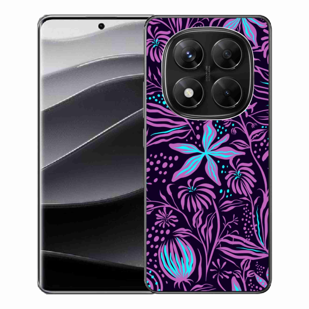 Gelový kryt mmCase na Xiaomi Redmi Note 14 Pro 5G/Poco X7 5G - květiny 2