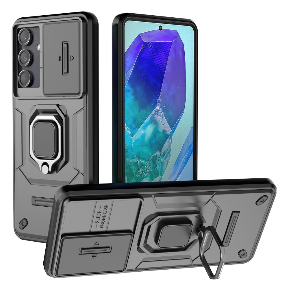 Lens odolný kryt na Samsung Galaxy M55 5G - černý