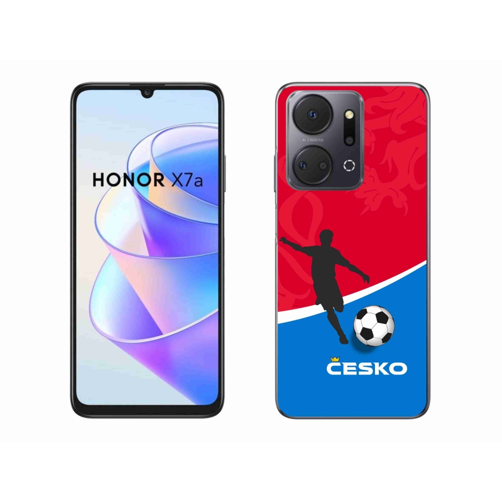 Gelový kryt mmCase na Honor X7a - fotbal Česko