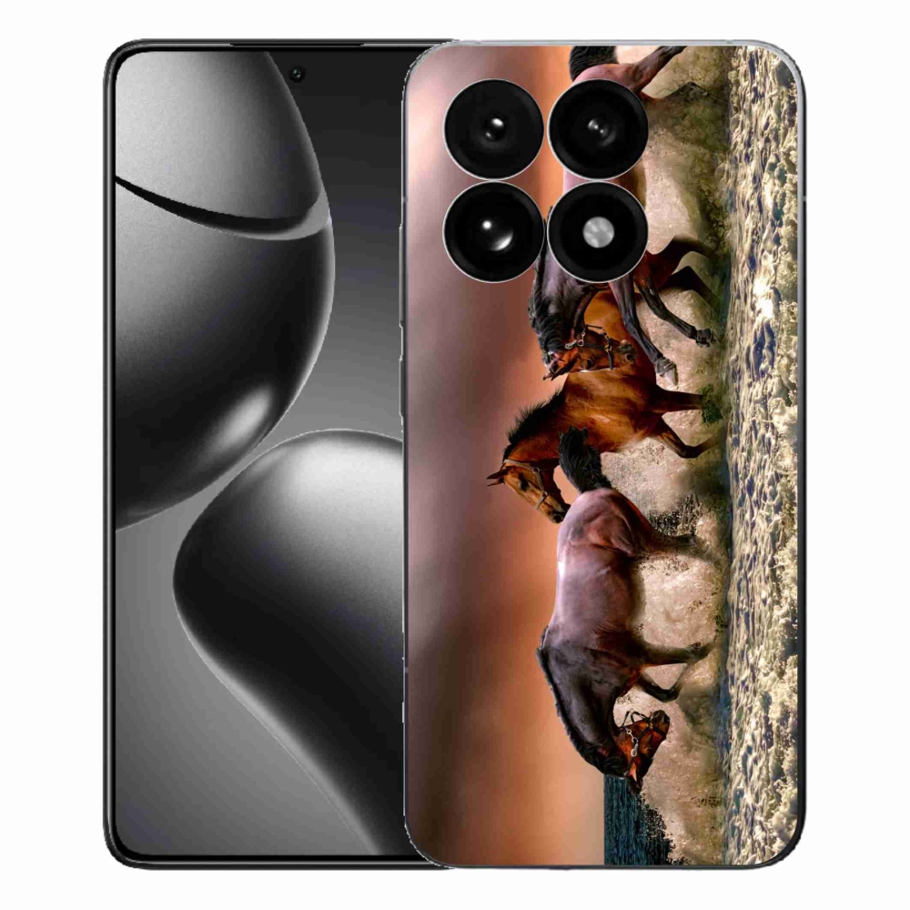 Gelový kryt mmCase na Xiaomi 15T - koně 1