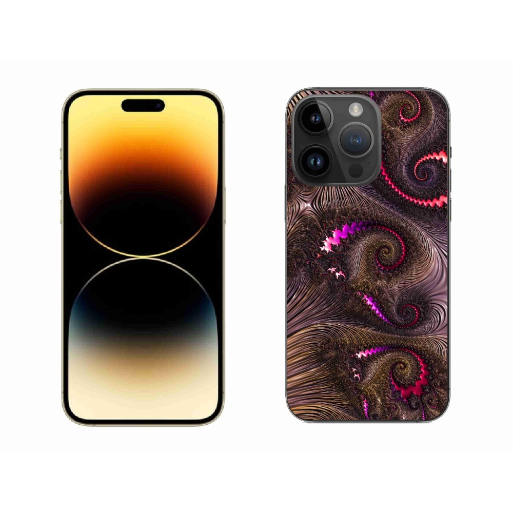 Gelový kryt mmCase na iPhone 14 Pro Max - abstraktní motiv 24