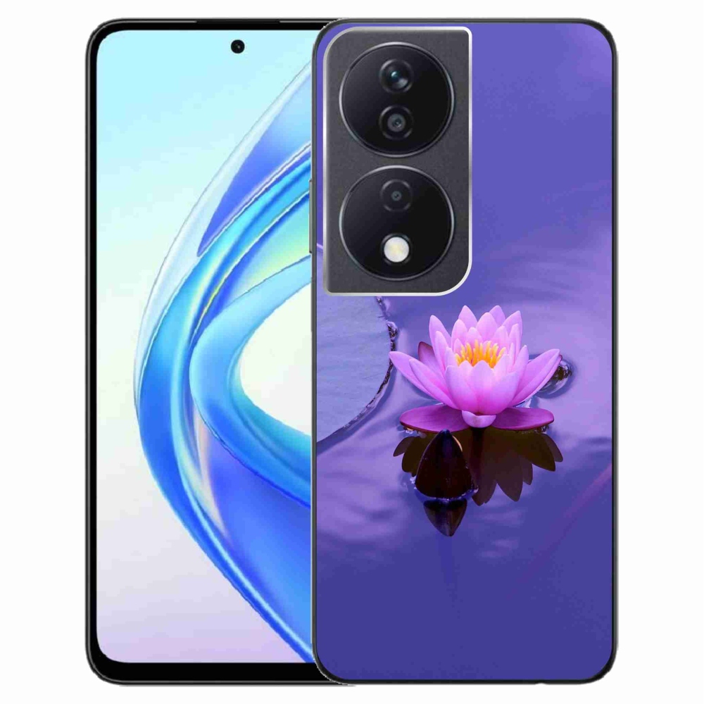 Gelový obal mmCase na Honor X7b/Honor 90 Smart - květ na hladině