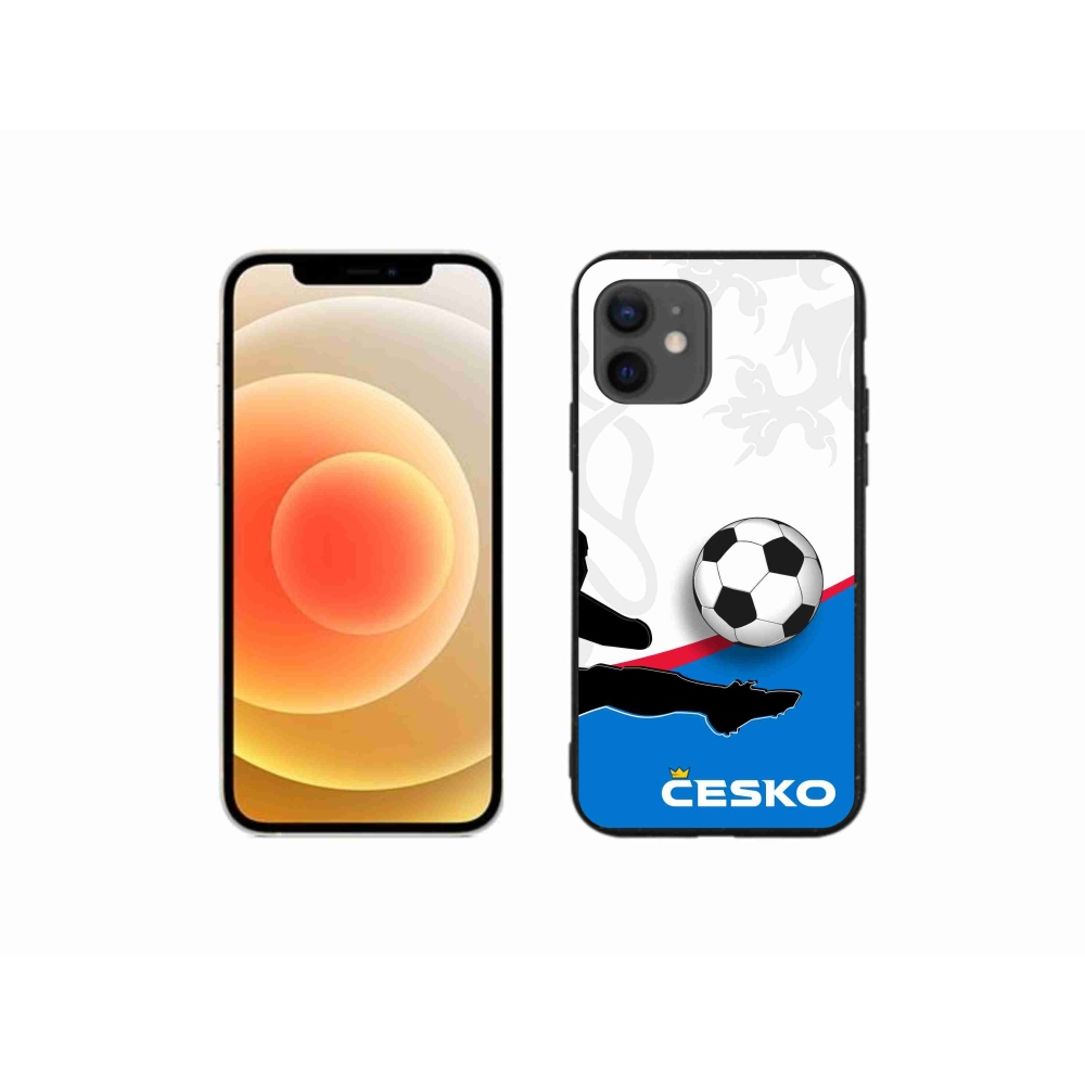 Gelový kryt mmCase na iPhone 12 mini - fotbal Česko 3