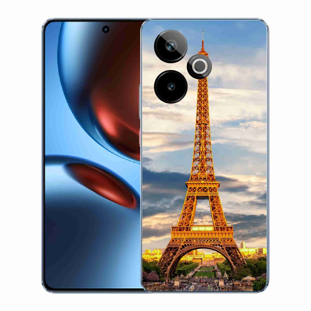 Gelový kryt mmCase na Realme GT 7 5G/GT 7T 5G - eiffelova věž 3