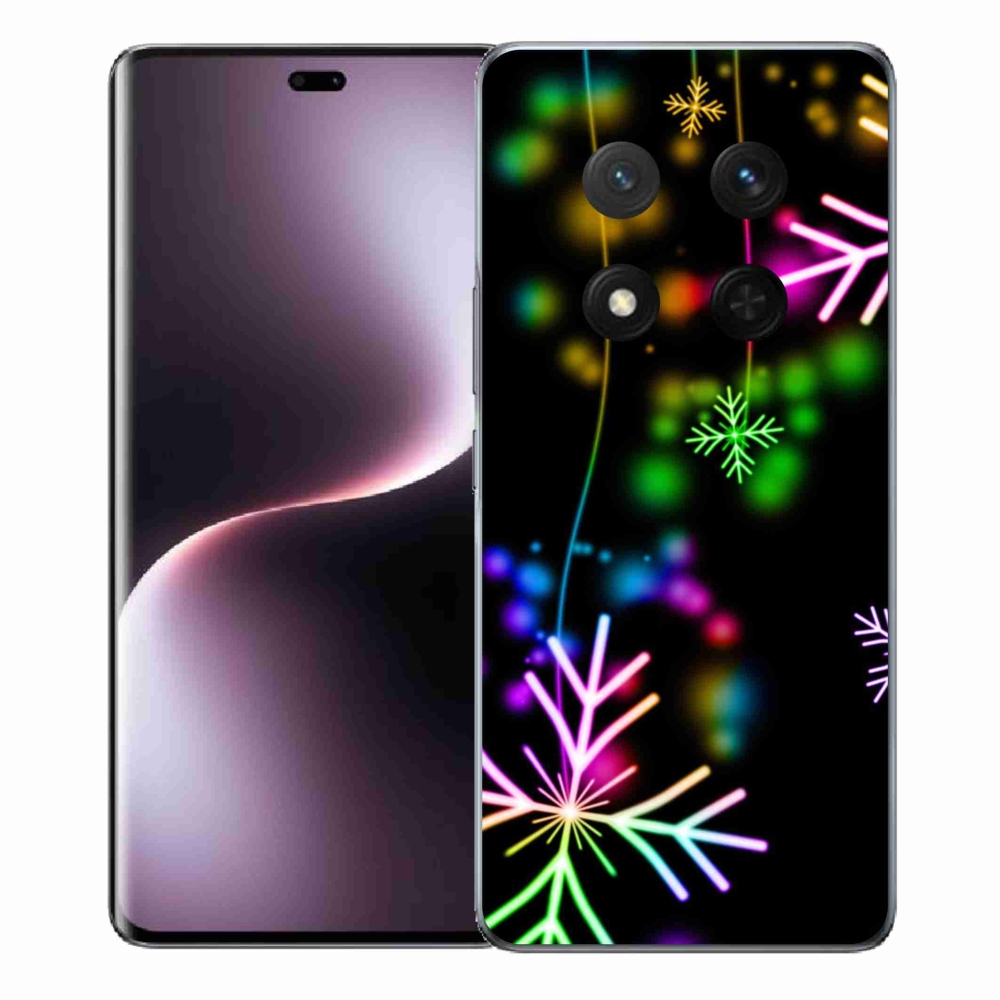 Gelový kryt mmCase na Honor Magic 7 Lite 5G - barevné vločky