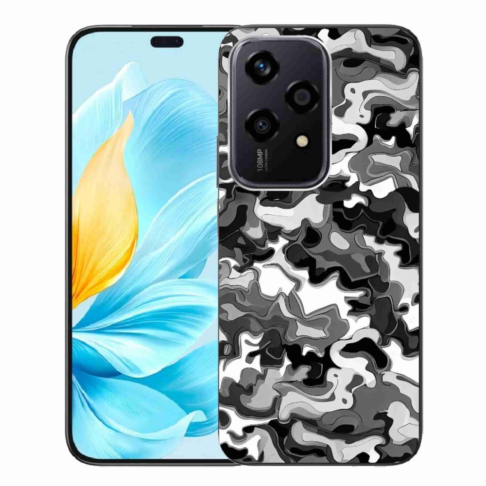 Gelový kryt mmCase na Honor 200 Lite 5G - maskáčový vzor 3