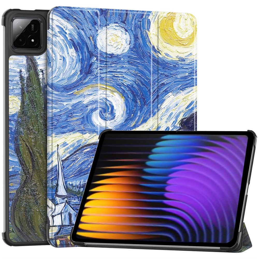 Patty chytré polohovací pouzdro na tablet Xiaomi Pad 7/7 Pro - olejomalba