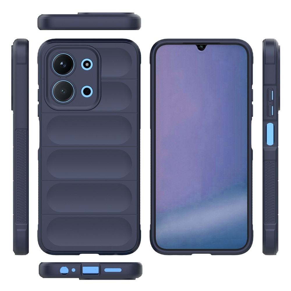 Rugg odolný gelový obal na Xiaomi Redmi 15C 4G (171mm)/Poco C85 4G (171mm) - tmavěmodrý