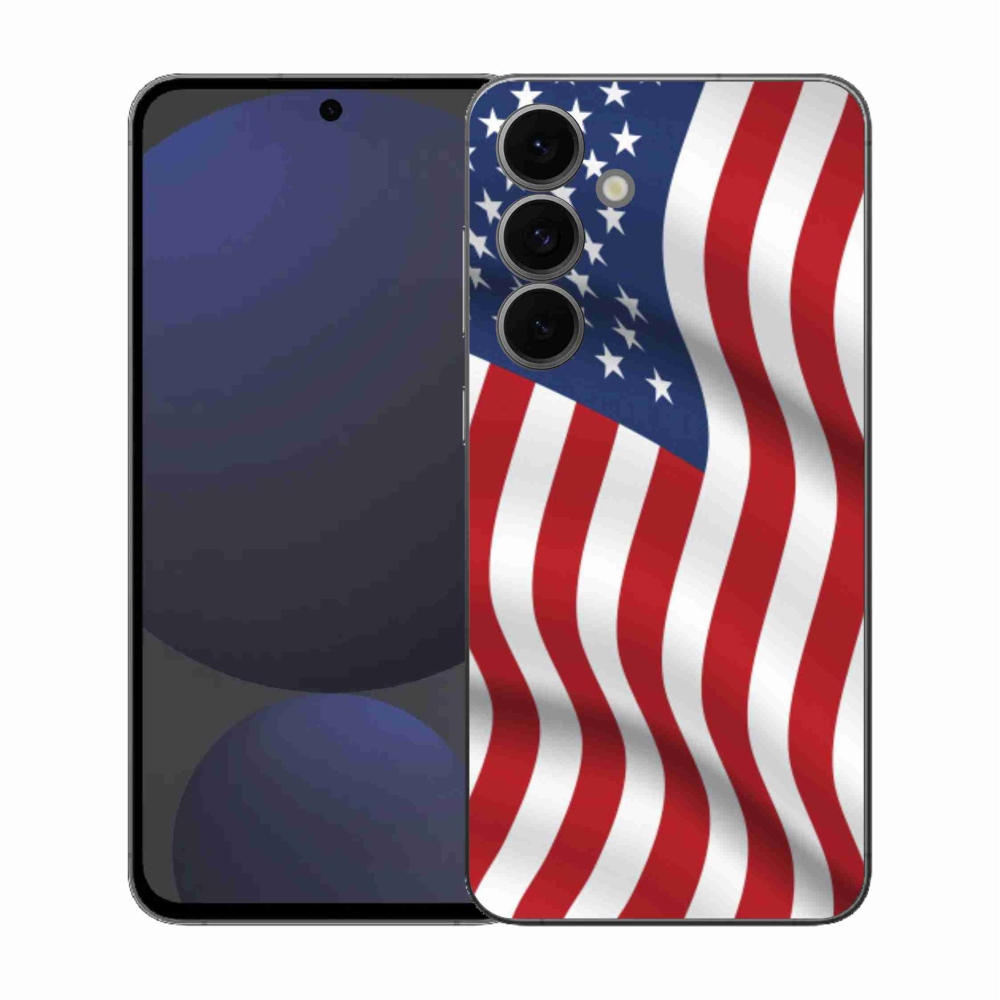 Gelový kryt mmCase na Samsung Galaxy S25 FE - USA vlajka