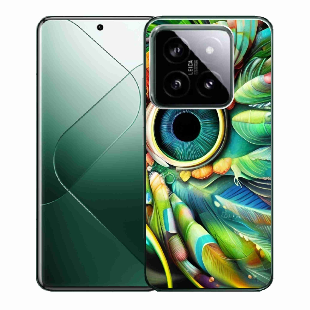 Gelový kryt mmCase na Xiaomi 14 - abstraktní motiv 18
