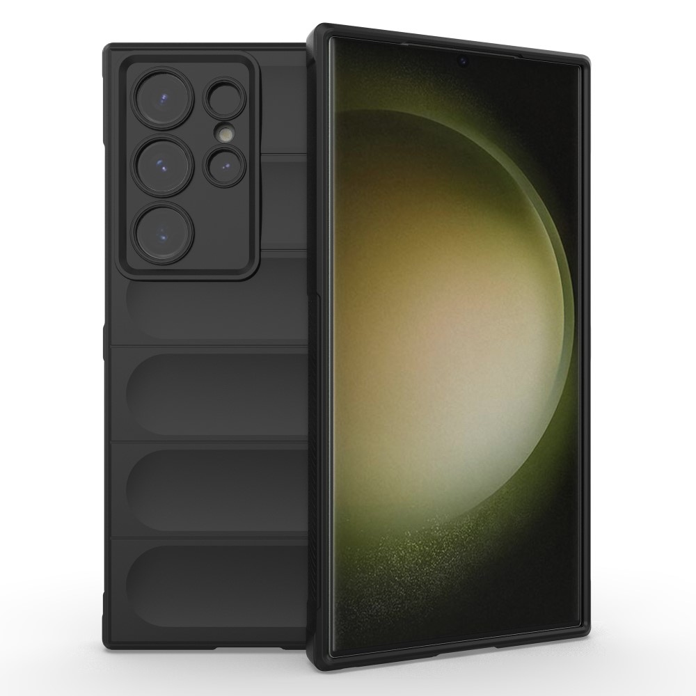 Rugg odolný gelový obal na Samsung Galaxy S24 Ultra - černý