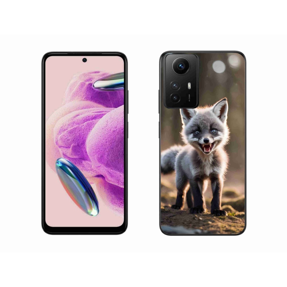 Gelový kryt mmCase na Xiaomi Redmi Note 12S - rozzuřená liška