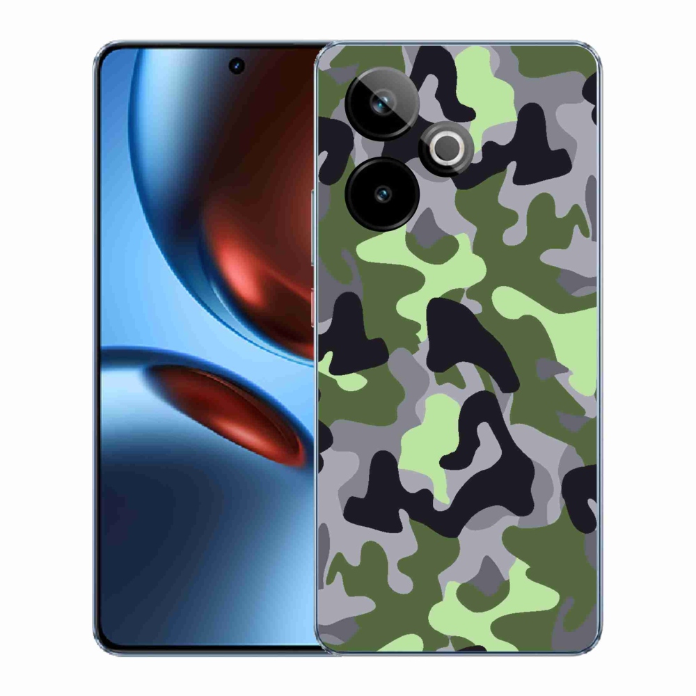 Gelový kryt mmCase na Realme GT 7 5G/GT 7T 5G - maskáčový vzor 7