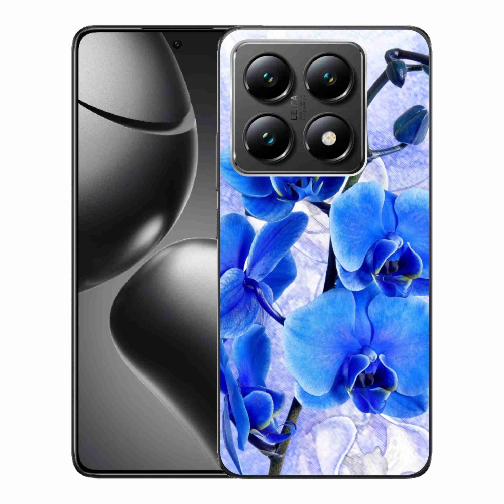 Gelový kryt mmCase na Xiaomi 14T - modré květy