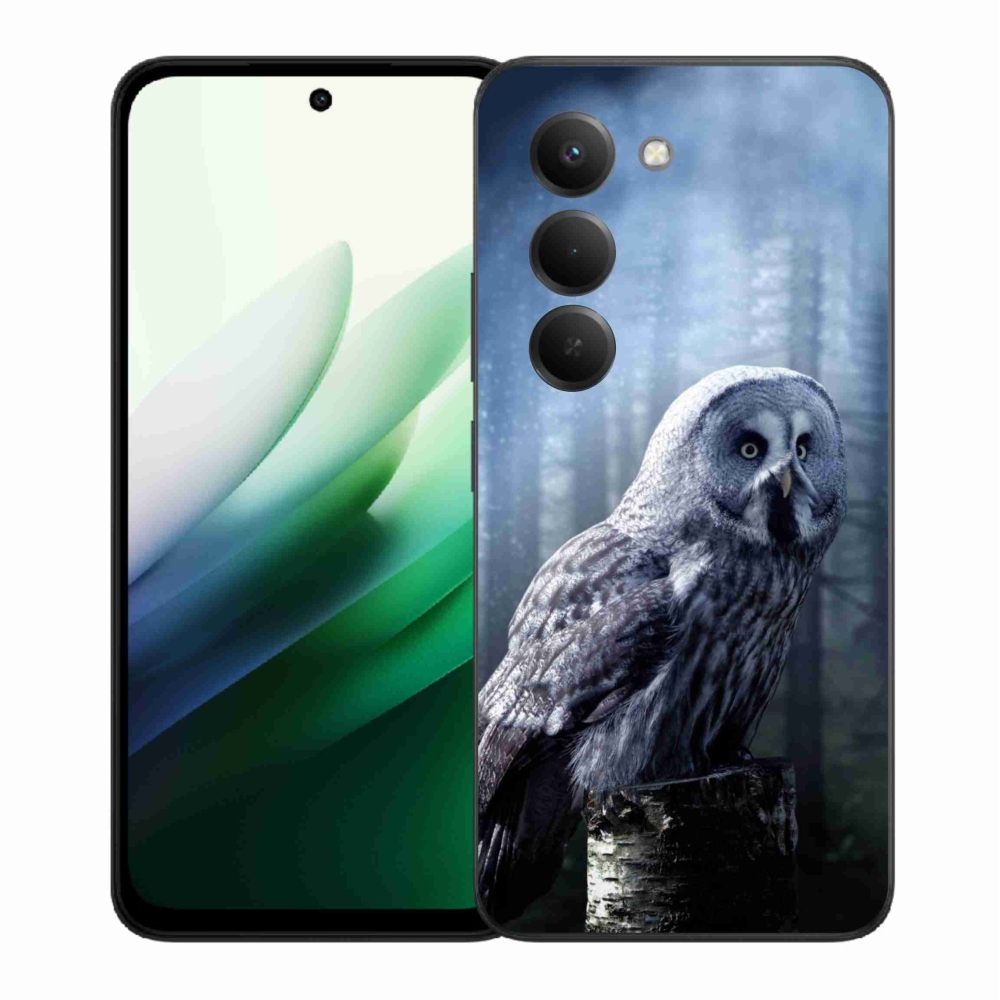 Gelový kryt mmCase na Xiaomi Redmi 15 5G (169mm) - sova