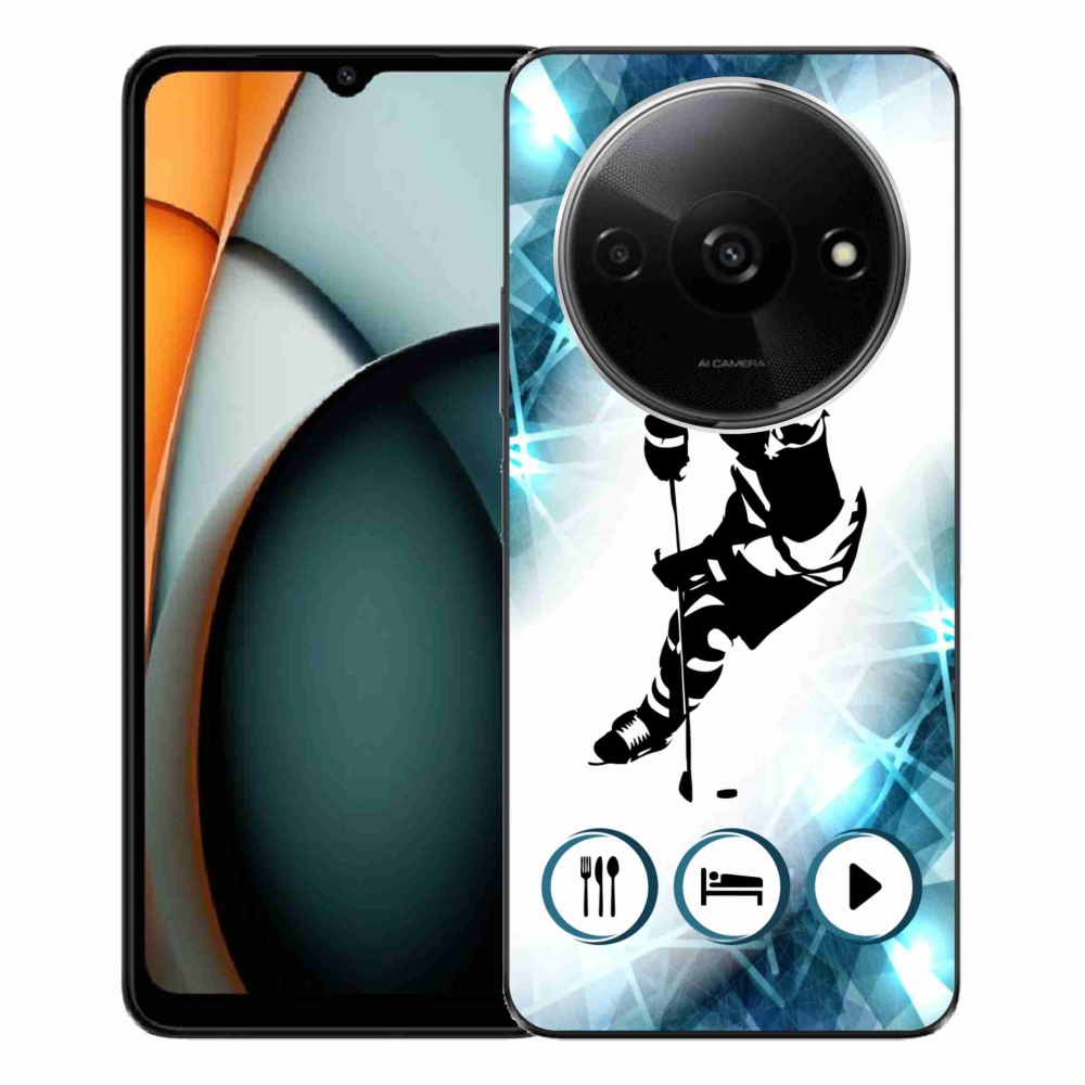Gelový kryt mmCase na Xiaomi Redmi A3 - hokej 1