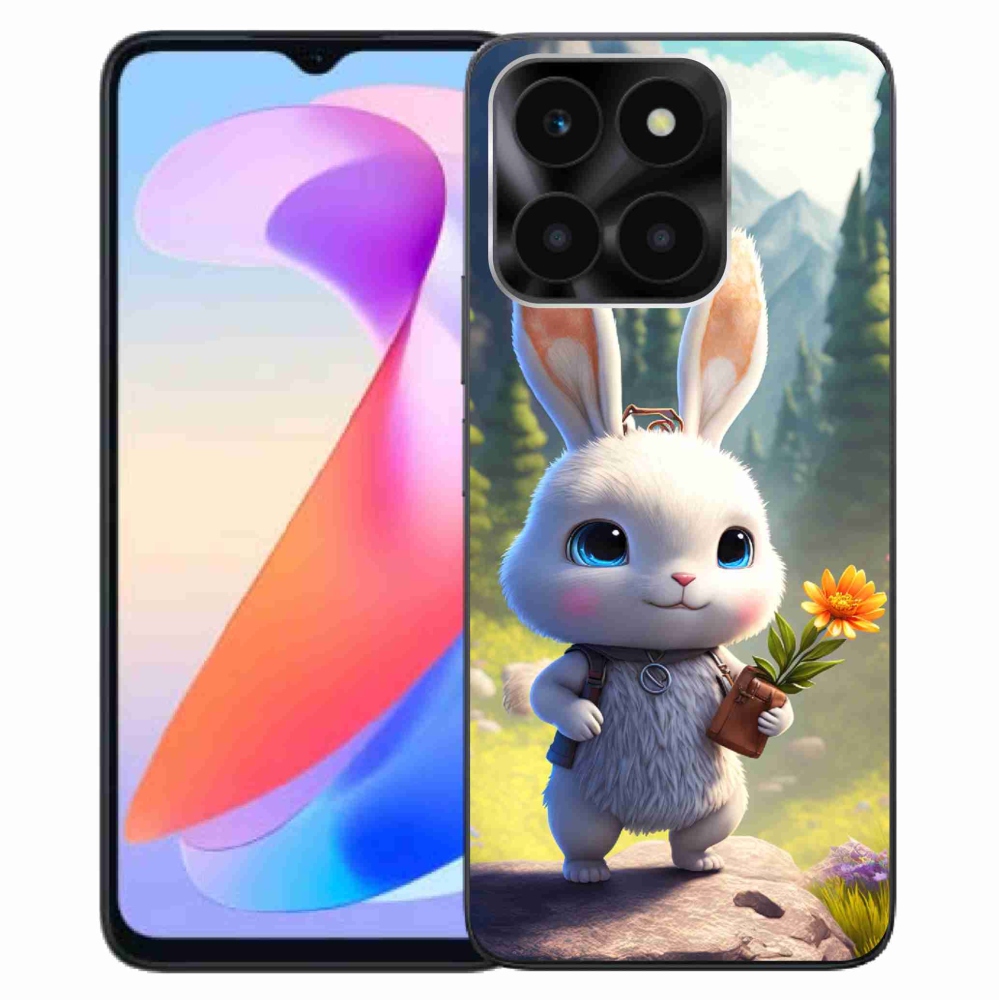 Gelový kryt mmCase na Honor X6a - roztomilý králíček