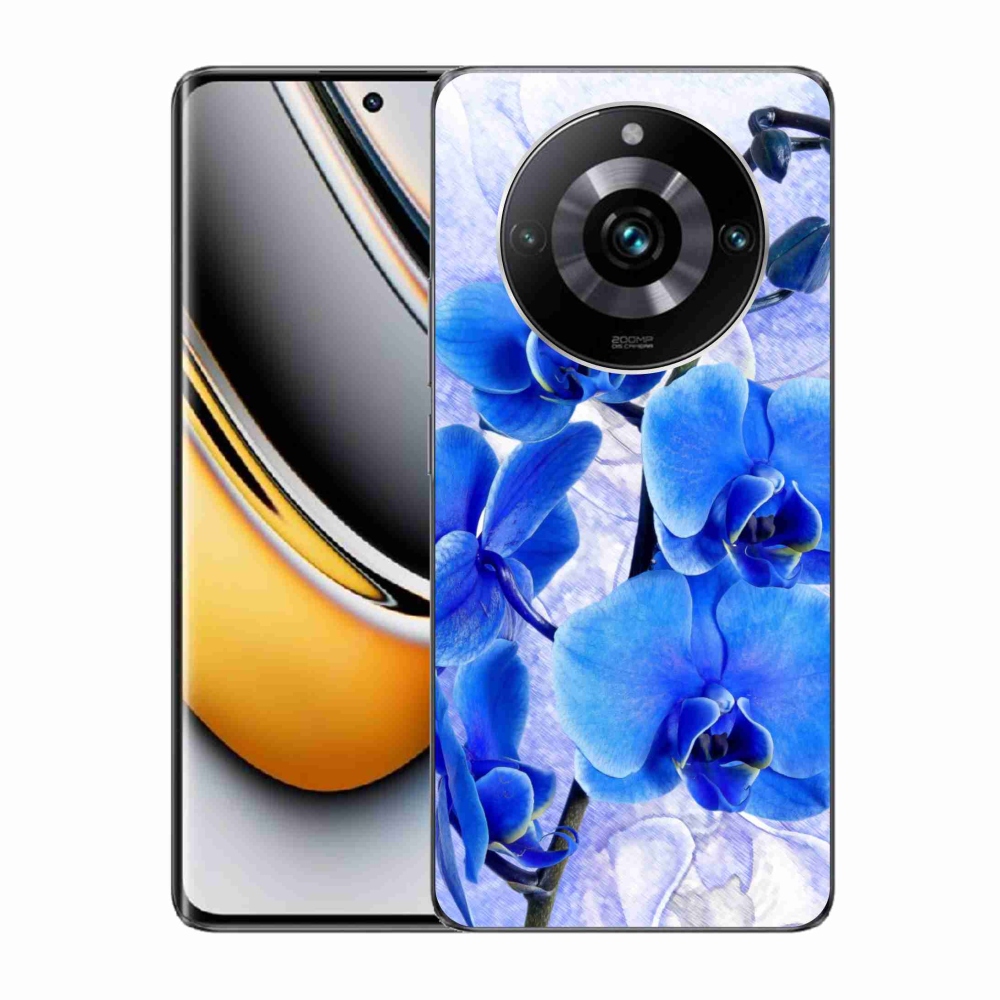 Gelový kryt mmCase na Realme 11 Pro/11 Pro+ - modré květy