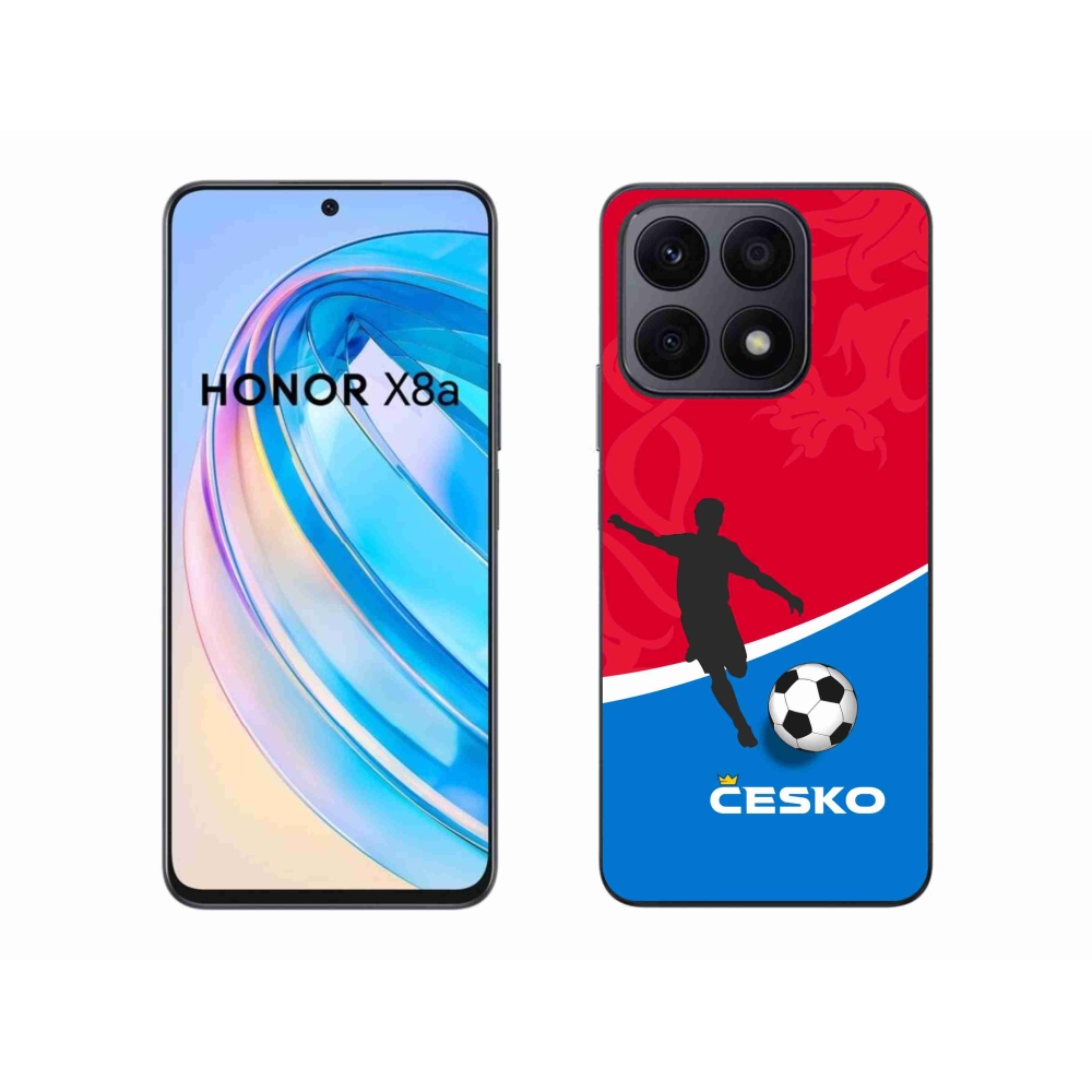 Gelový kryt mmCase na Honor X8a - fotbal Česko