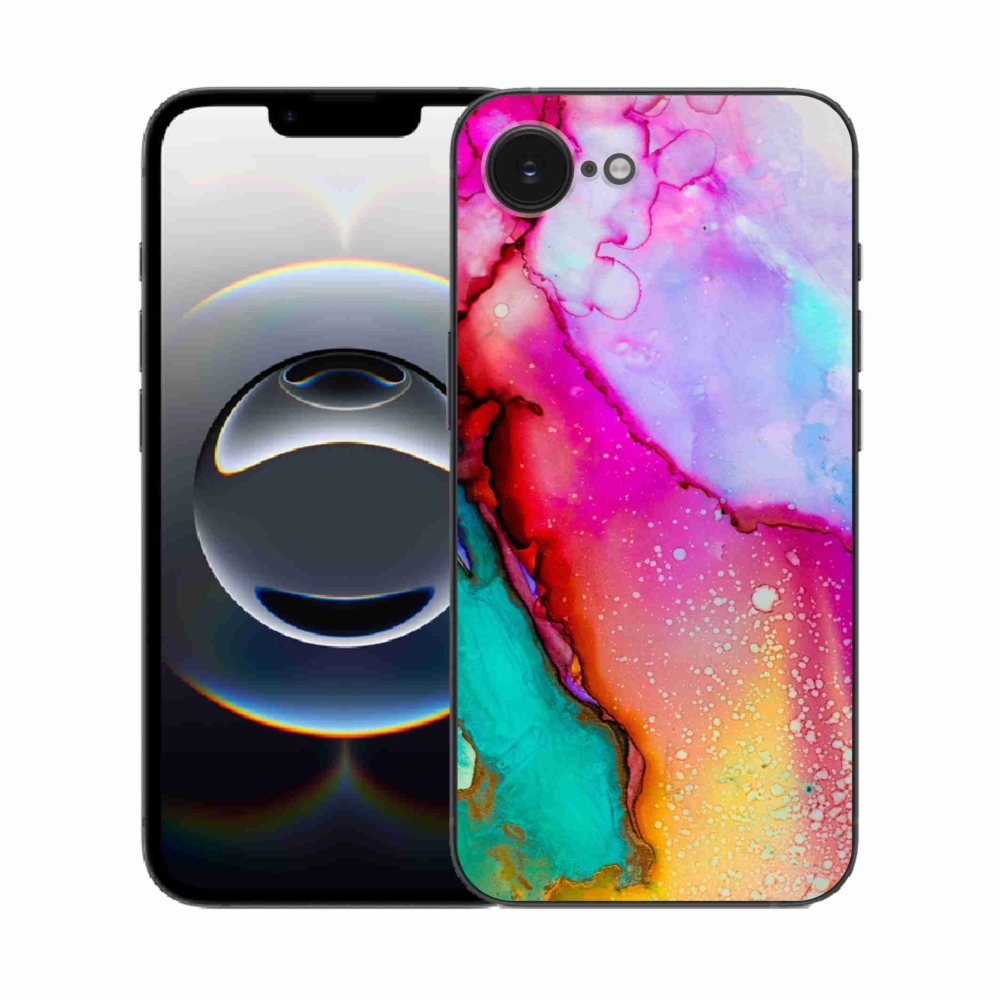 Gelový kryt mmCase na iPhone 16e - abstrakt 24