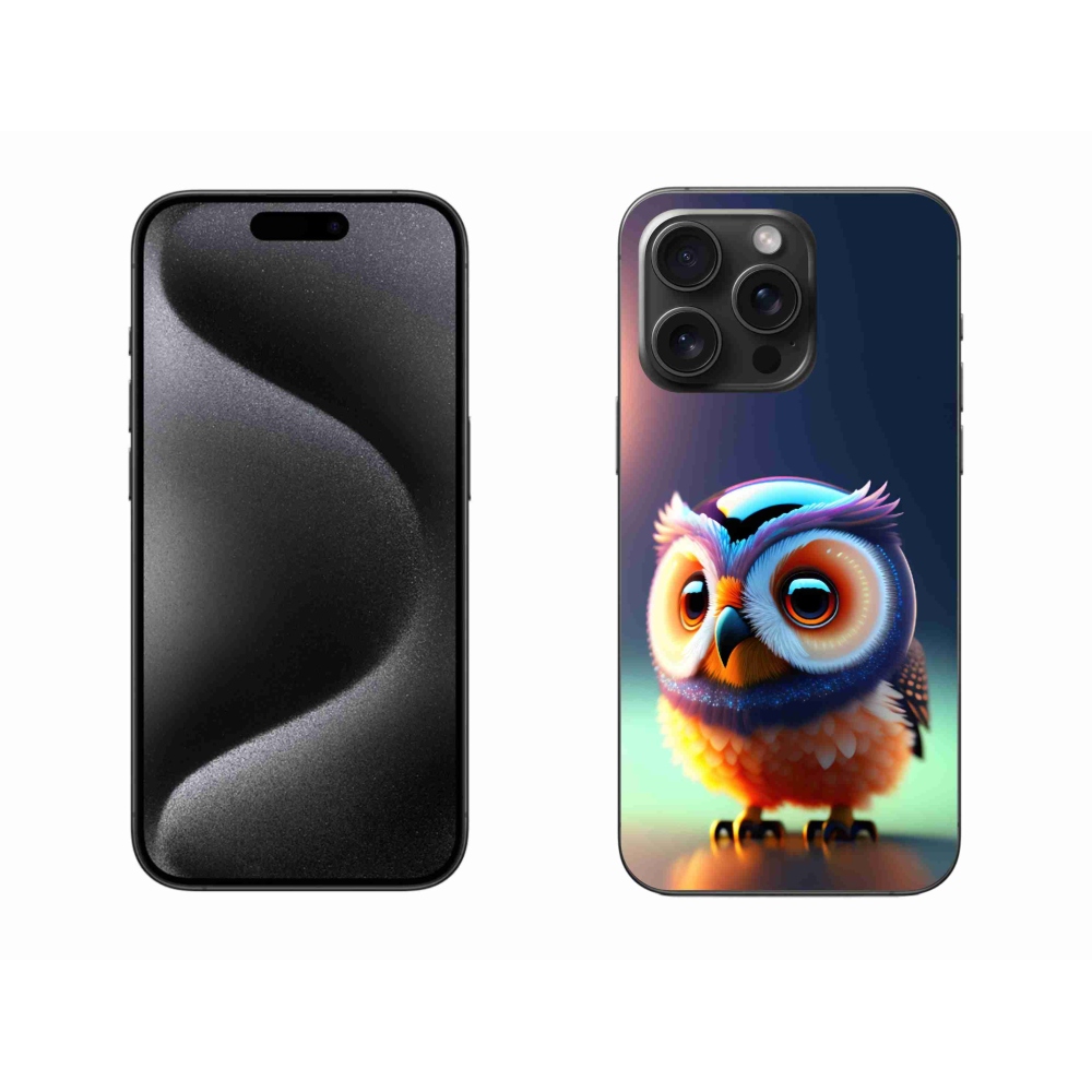 Gelový kryt mmCase na iPhone 15 Pro Max - sovička