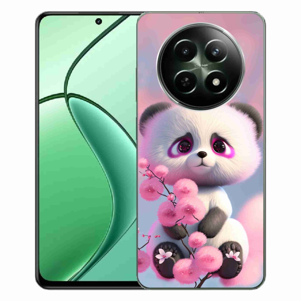 Gelový kryt mmCase na Realme 12 5G/12x 5G - roztomilá panda 1