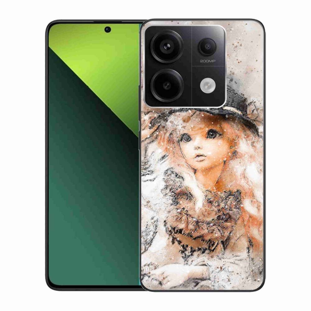 Gelový kryt mmCase na Xiaomi Redmi Note 13 Pro 5G/Poco X6 5G - holčička s kloboukem